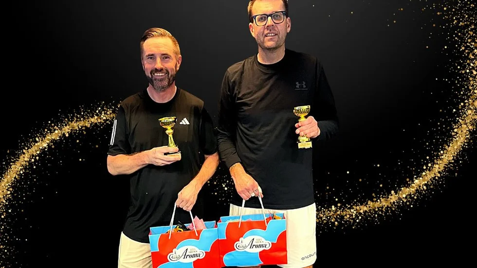 Stefan Lind och Kim Frilund tog hem A-klassen på helgens deltävling av Drop Padel Tour i Kalmar.