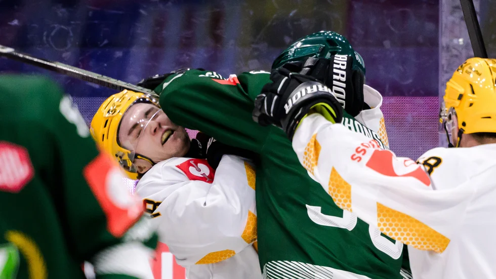 Färjestad mot Skellefteå i CHL i vintras.
