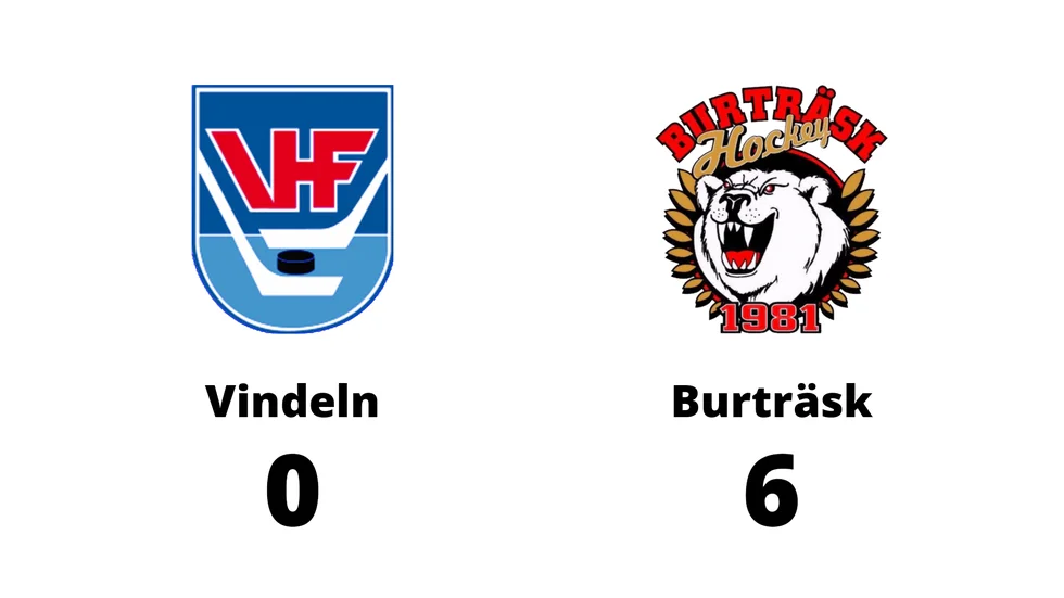 Vindelns HF förlorade mot Burträsk HC