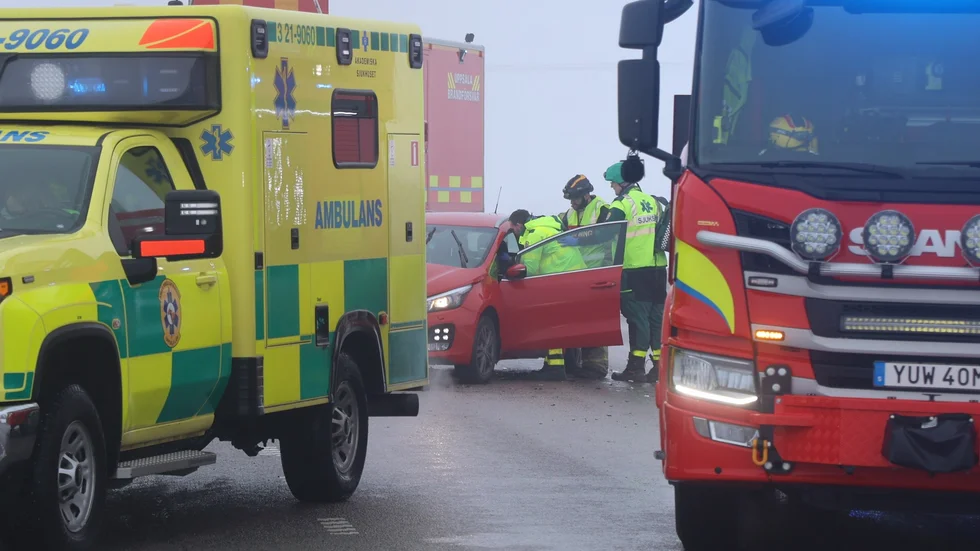 Olyckan inträffade vid 09-tiden på morgonen.
