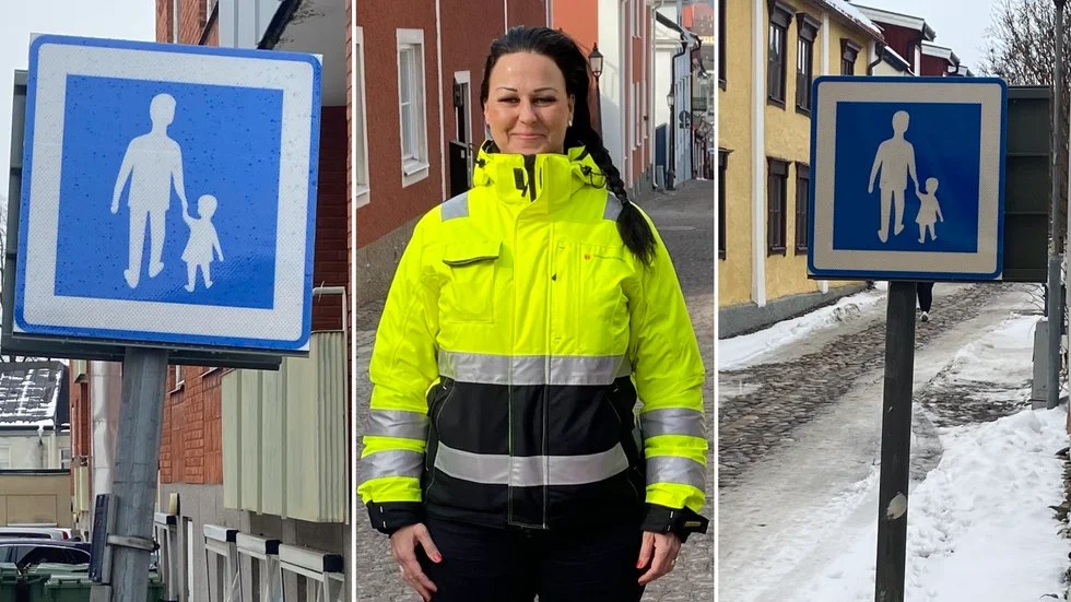 Lillgatan är en av gränderna som numera klassas som gågata, konstaterar trafikutredaren Maria Sigurd på Strängnäs kommun.