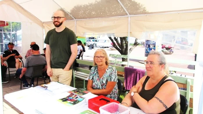 Adam Horn, Eva Nordmark och Kristina Olofsson