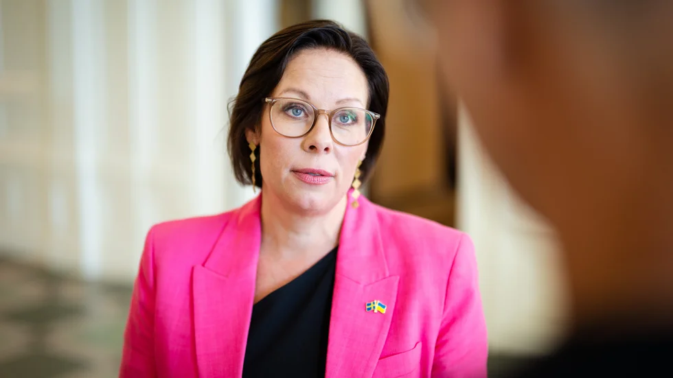 Migrationsminister Maria Malmer Stenergard (M).