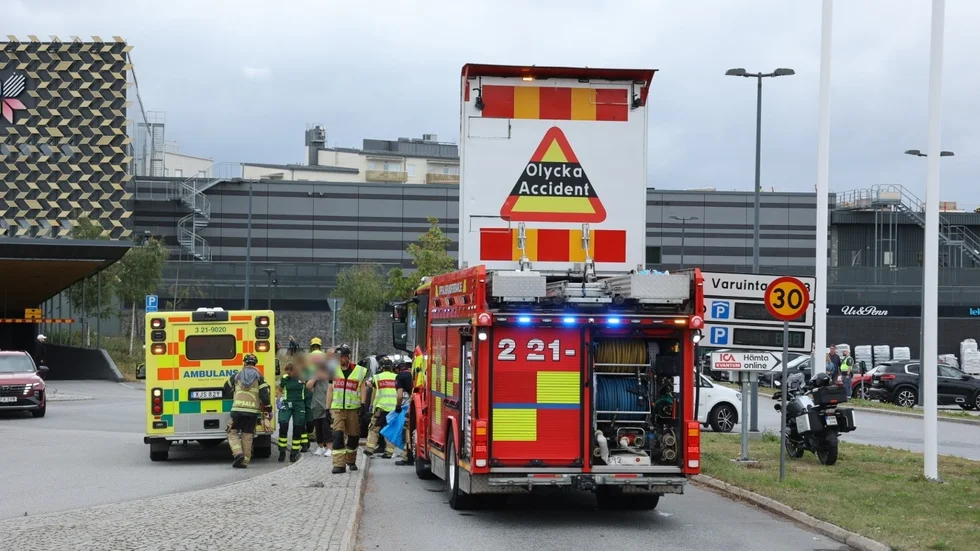 På fredagen inträffade en olycka vid Gränbystaden.