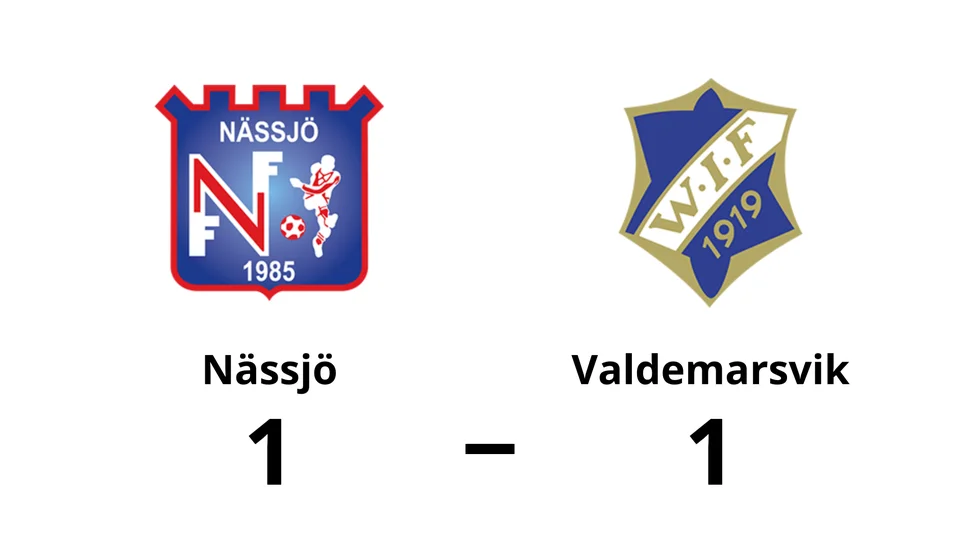 Nässjö spelade lika mot Valdemarsviks IF