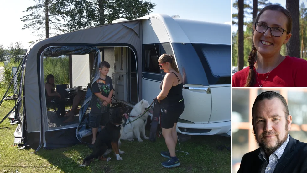 Campingen slår nya rekord. Både Charlotta Nilsson från First camp Luleå och Tobias Lindfors från Pite havsbad group rapporterar om högtryck bland resenärer till Norrbotten.