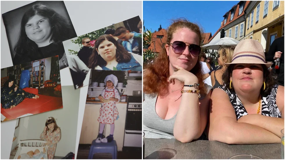 Äldre bilder på Elisabeth och en bild från systrarnas sista semester och sommar ihop.