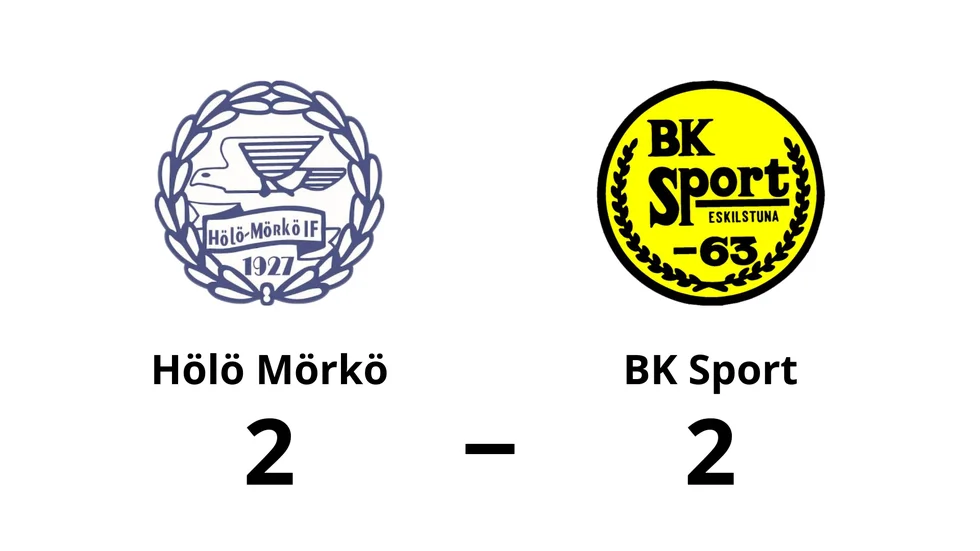 Hölö Mörkö IF spelade lika mot BK Sport
