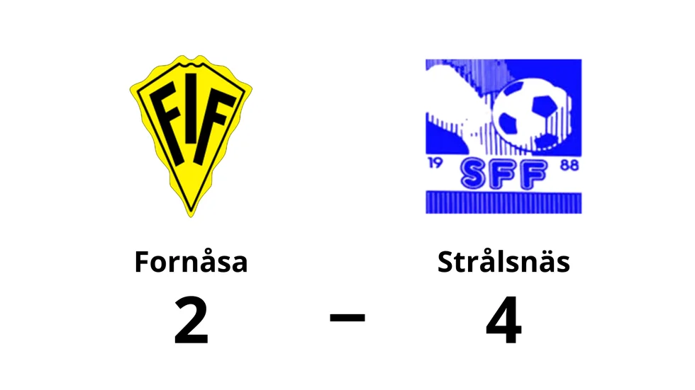 Fornåsa IF förlorade mot Strålsnäs FF