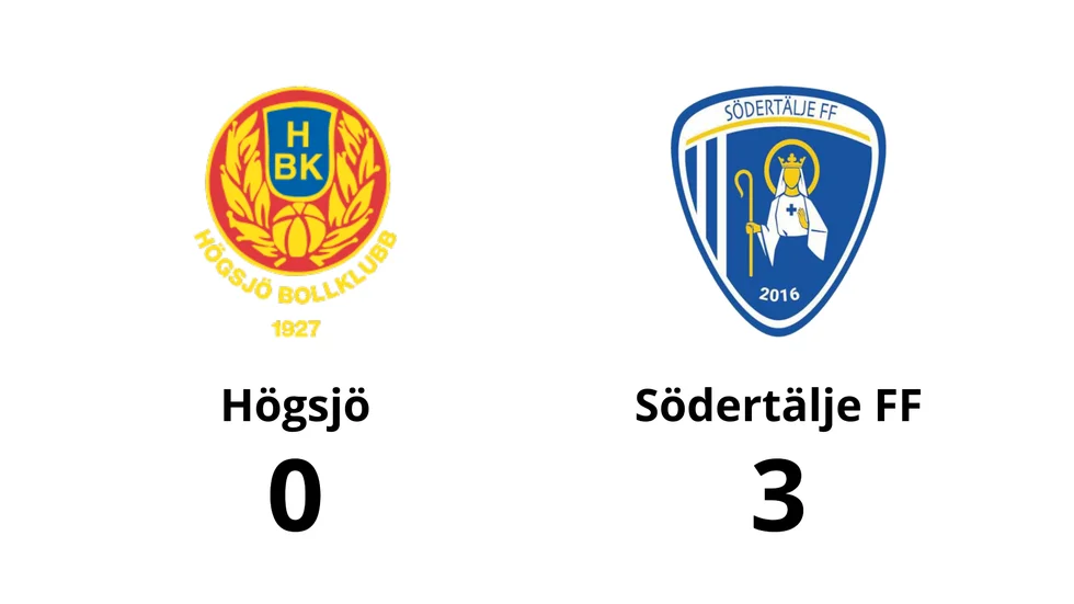 Högsjö BK förlorade mot Södertälje FF