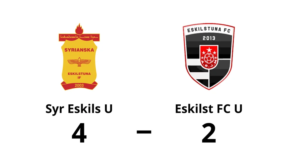 Syrianska Eskilstuna U vann mot Eskilstuna FC U