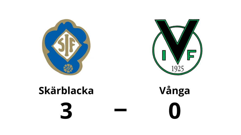 Skärblacka IF vann mot Vånga IF