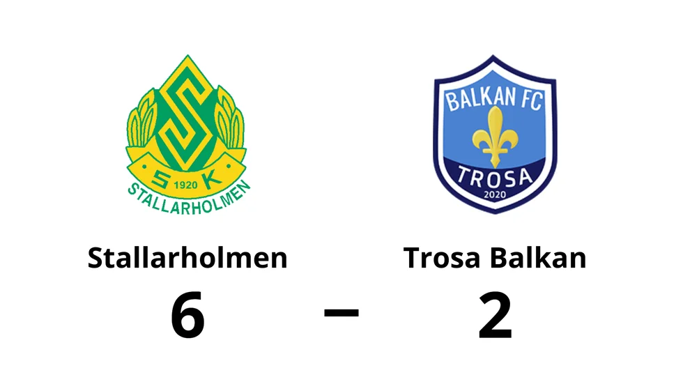 Stallarholmens SK vann mot Trosa Balkan FC
