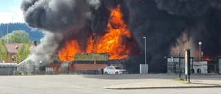 Supermarket razed to the ground by ferocious blaze