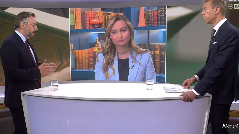 C-ledaren Demirok (till vänster) klagade på att KD-ledaren och vice statsministern Busch av röstfiskande orsaker kritiserade islam. Han har förstås en poäng. Frågan är emellertid om det är mer rekorderligt att av röstfiskande orsaker inte kritisera islam? 