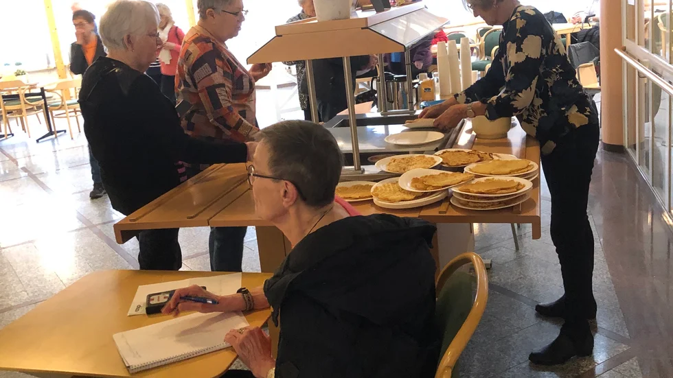 Våffelsuccé i Fluxen.