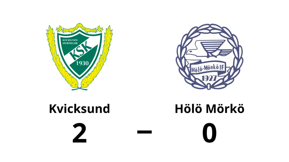 Kvicksunds SK vann mot Hölö Mörkö IF