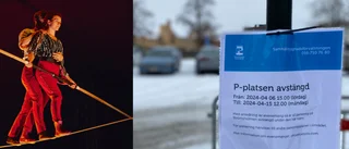 Rena cirkusen: Parkering mitt i stan stängs av – i nio dagar
