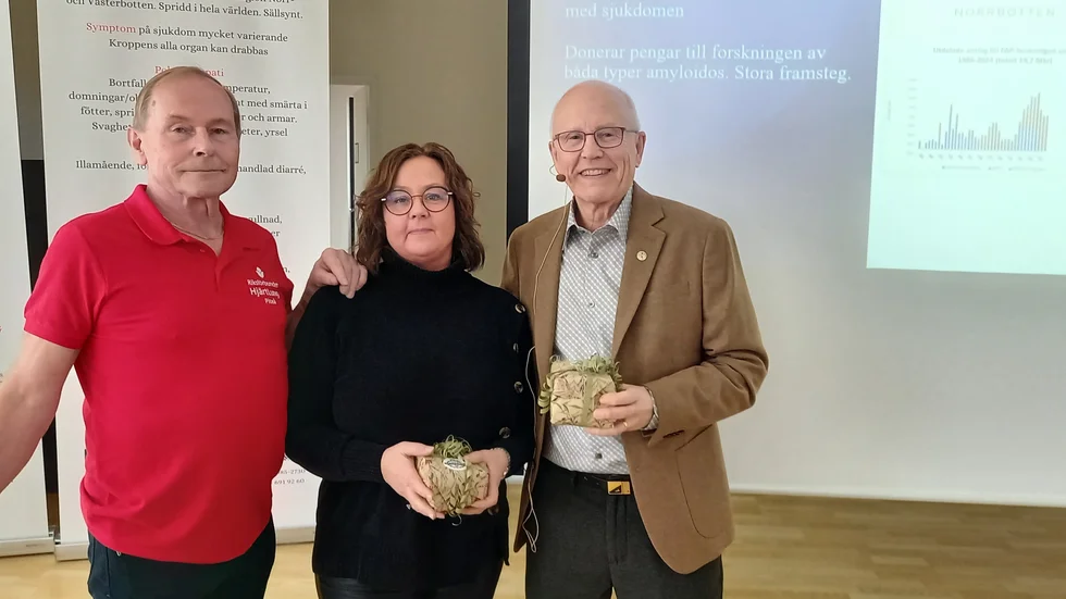 Doktor Kenneth Lång och Susanne Berglund, Famy Norrbotten föreläste under mötet.                                                                                                                      