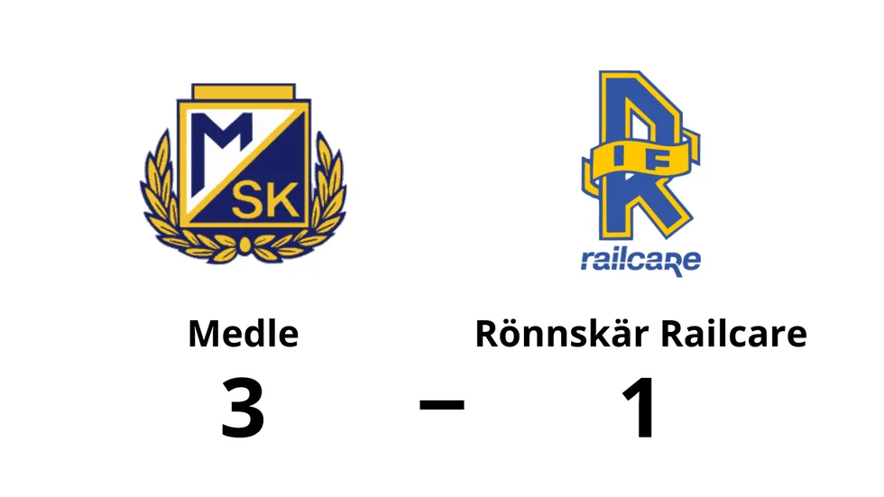 Medle SK vann mot Rönnskär Railcare IF