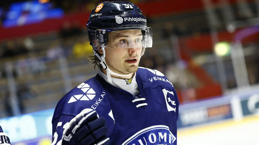 Markus Nurmi gjorde mål mot Tre Kronor för sitt Finland för några veckor sedan.