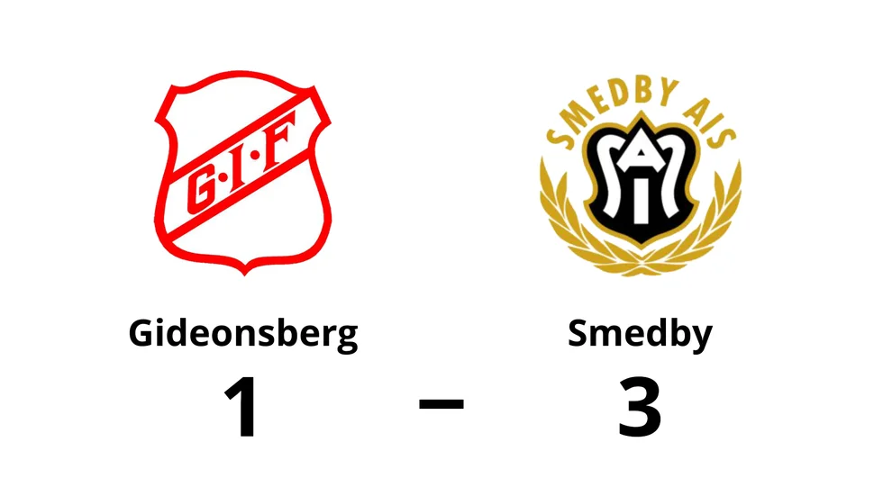 Gideonsbergs IF förlorade mot Smedby
