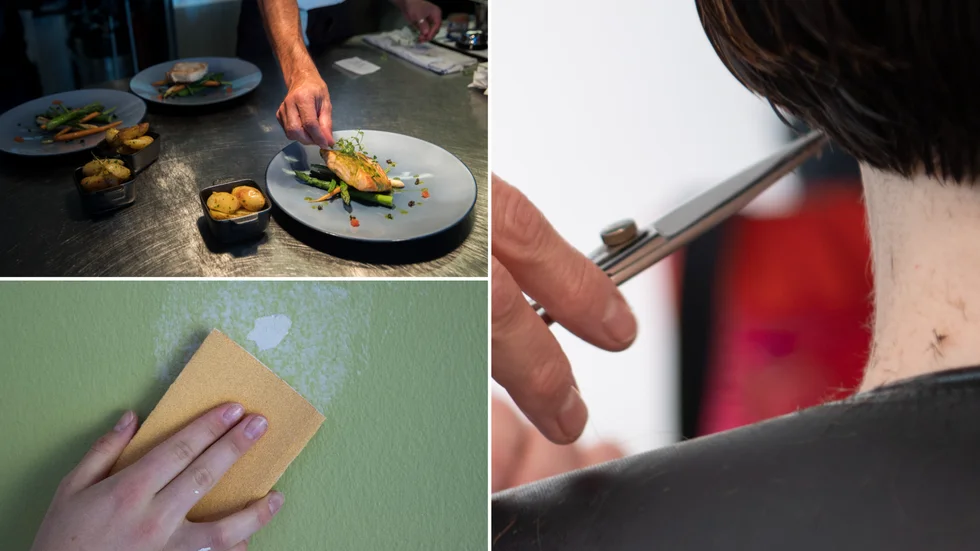 Ett restaurang- och frisörbolag och ett måleri har försatts i konkurs.