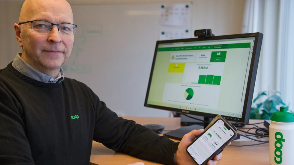 Glenn Strandberg, affärsområdeschef Företag/Online, Coop Norrbotten är glad att kunna erbjuda Coops företagskunder en enklare lösning för sina inköp.