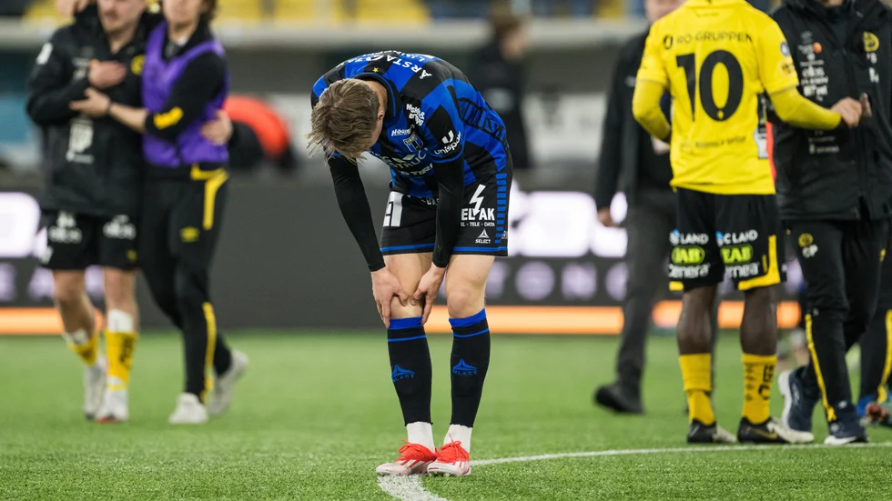 Sirius Marcus Lindberg deppar efter förlusten mot Elfsborg.