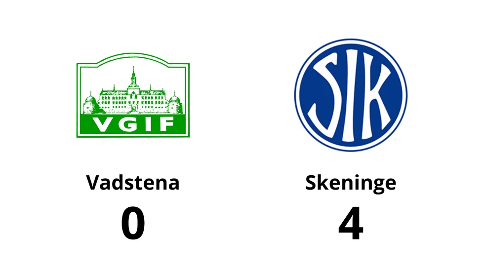 Vadstena GIF förlorade mot Skeninge IK