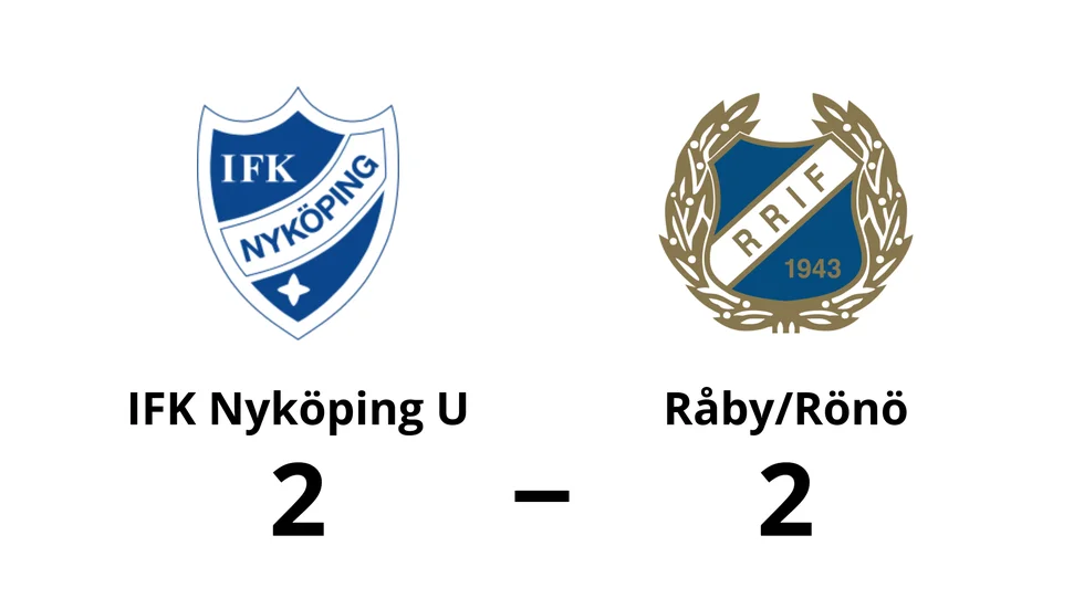 IFK Nyköping U spelade lika mot Råby-Rönö IF