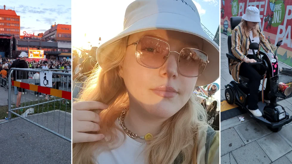 Emma Sandberg förklarar att hon tycker det är tråkigt att hon haft så dåliga upplevelser från stadsfestivalen då hon tycker att den är viktig för Luleås kulturliv.