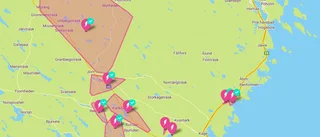 Flera strömavbrott efter ovädret