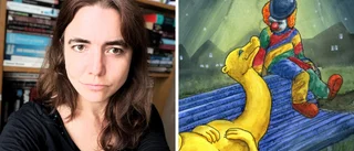 Hon har skapat Drako – en drake som inte vill spruta eld