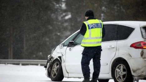 De inblandade fordonen i olyckan fick bärgas från platsen.