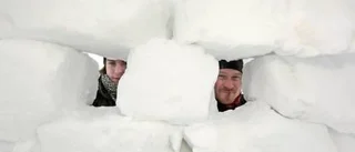 Dags för barnen erövra snöborgen