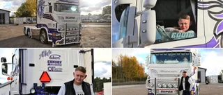 TV+TEXT: Eddie, 15, kör lastbil – ombyggd till A-traktor • Uppmärksammas på Instagram världen över • Kika in i hytten