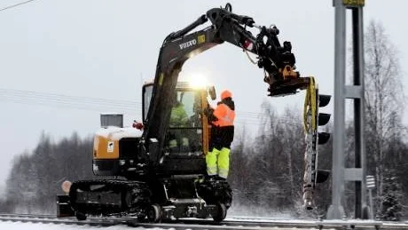 KLAR. 15 januari  invigs nya Haparandabanan.
