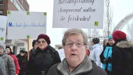 STÖTTAR. Namninsamligen pågick i en vecka och totalt blev det 1.271 namn på listan. "Många stöttar och vill ha en bassäng i Haparanda", säger Anna-Lisa Joona, ordförande för Haparanda reumatikerförening.