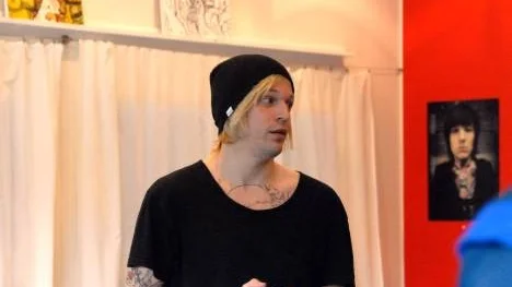 Richard Kårström visar musikbilder, konstfoto och ren konst på hotell Lyktan i Arjeplog