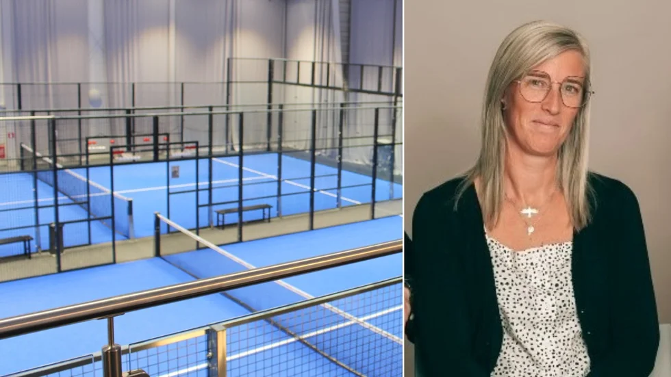 Madeleine Carlsson från JMC Padel är glad över det stora intresset som finns för seriespelet i Hultsfred.
