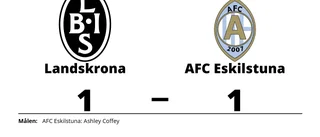 Ashley Coffey räddade poäng när AFC Eskilstuna kryssade