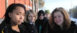 Unga filmare på regiläger i Luleå