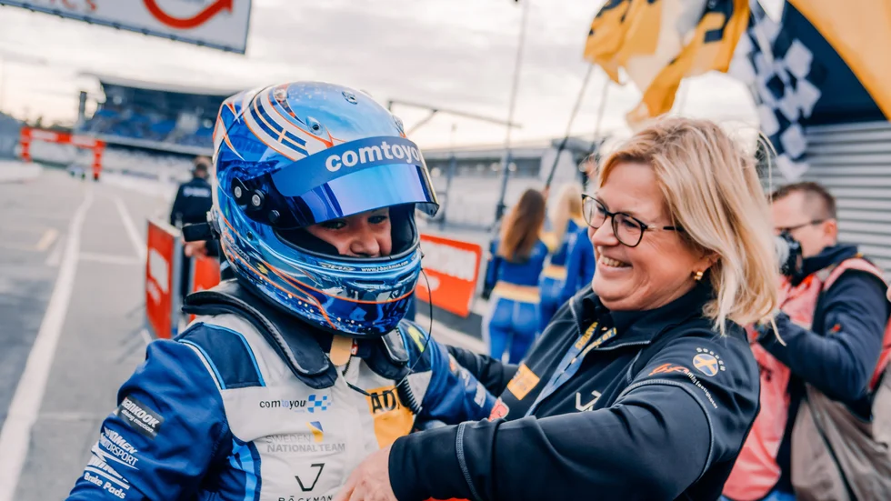 Jessica Bäckman blev tvåa i tyska TCR-mästerskapet.
