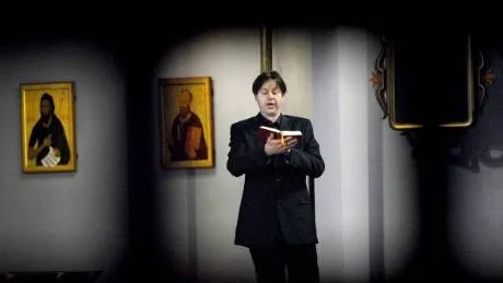 SJÖNG PSALMER. Peter Mattei valde bland annat att sjunga två psalmer under konserten i Luleå domkyrka.