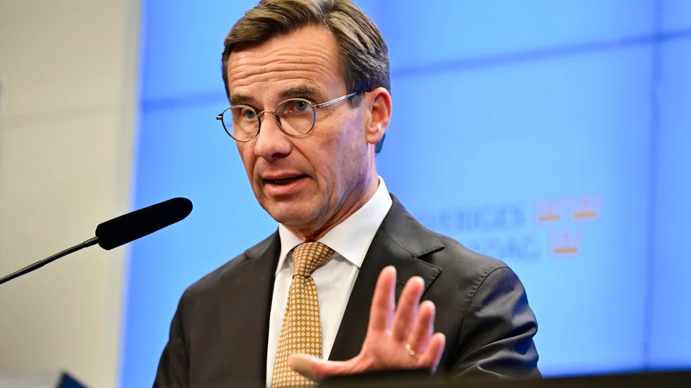 I dag lämnar Ulf Kristersson (M) sin slutrapport till talmannen. Arkivbild.