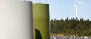 Tornen till vindkraftverken har anlänt