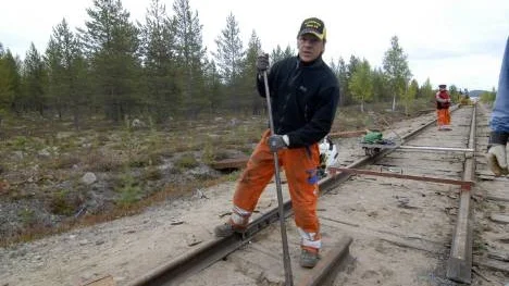 De allra flesta  järnvägsbyggarna är tillresta från orter som Östersund, Bollnäs, Ljusdahl, med flera. Men en av "rallarna", Ulf Nygren,  är i alla fall Arvidsjaursbo.