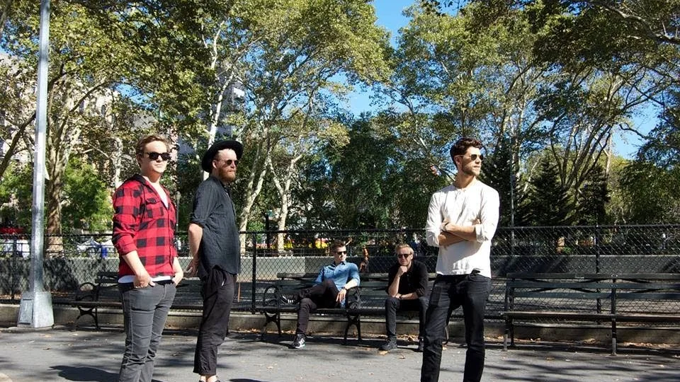 Gruppen utanför Sara D Roosevelt Park.