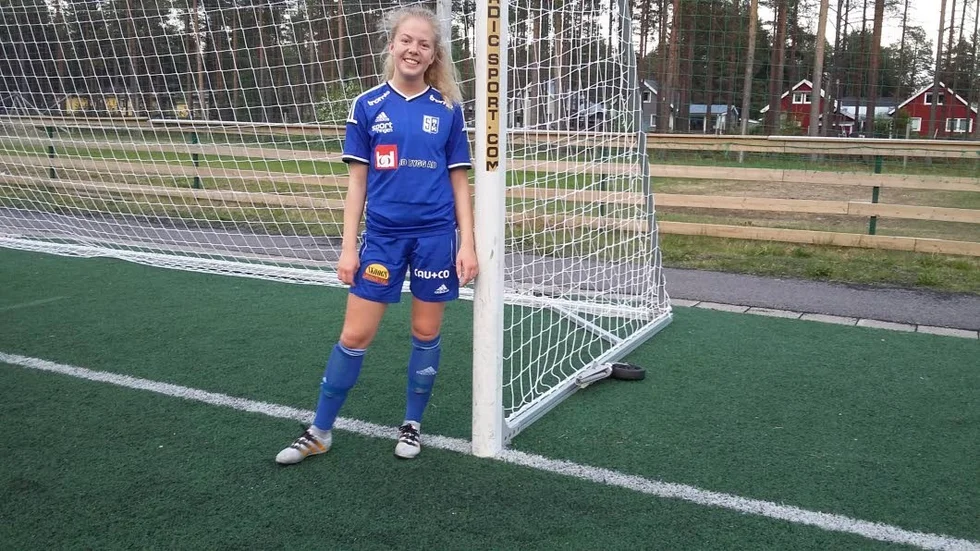 CUPHJÄLTE. Selma Uddström blev cuphjälte när Storfors vann mot Morön.